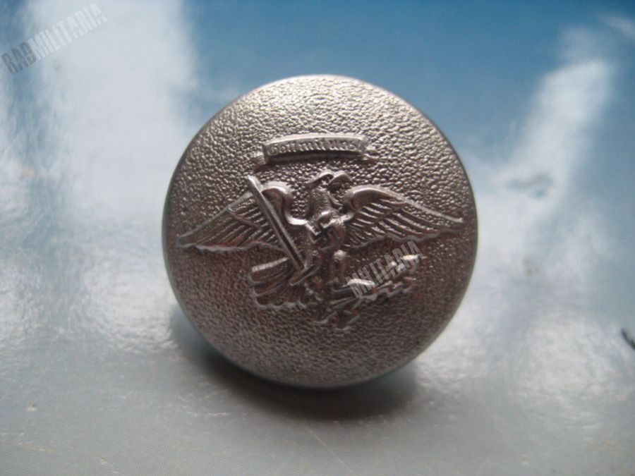 Unknown German Button Gott Mit Uns And Eagle With Swastika Extra Fein Welcome Radmilitaria