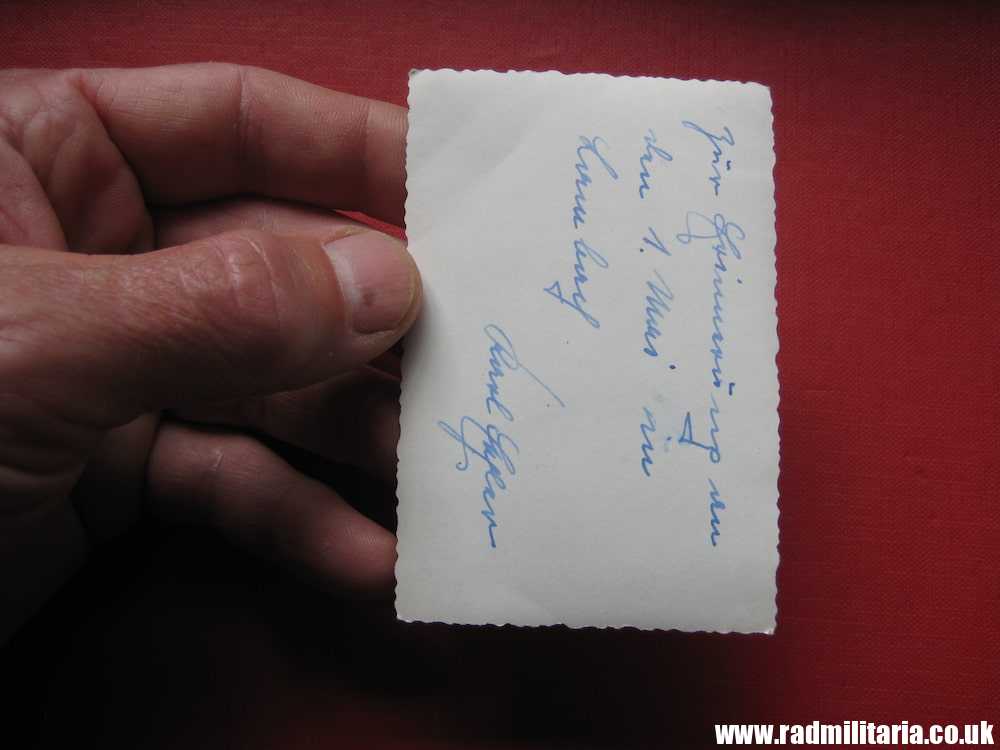 & WW2 original SS soldier PHOTO - DEUTSCHLAND, rare skull badge on the SIDE CAP. - Image 12