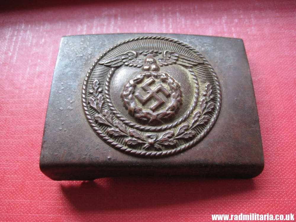 & WW2 German SA BELT BUCKLE - battlefield relic, metal detecting find. Genuine !!! - Image 3