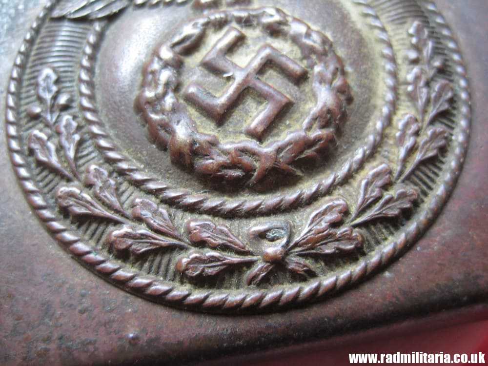 & WW2 German SA BELT BUCKLE - battlefield relic, metal detecting find. Genuine !!! - Image 6