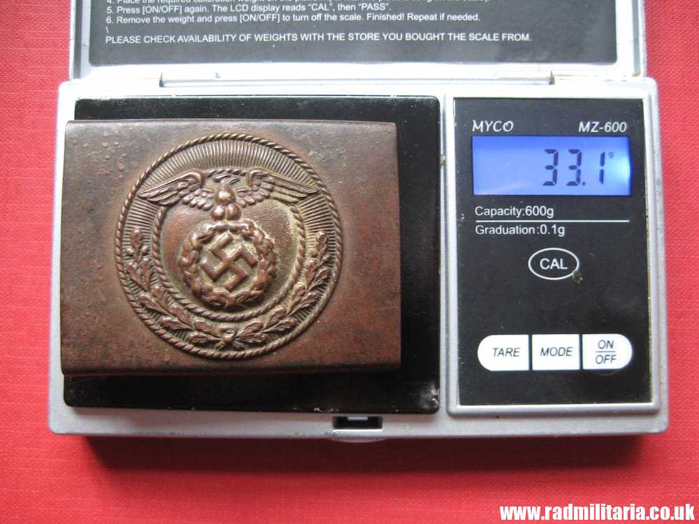 & WW2 German SA BELT BUCKLE - battlefield relic, metal detecting find. Genuine !!! - Image 10