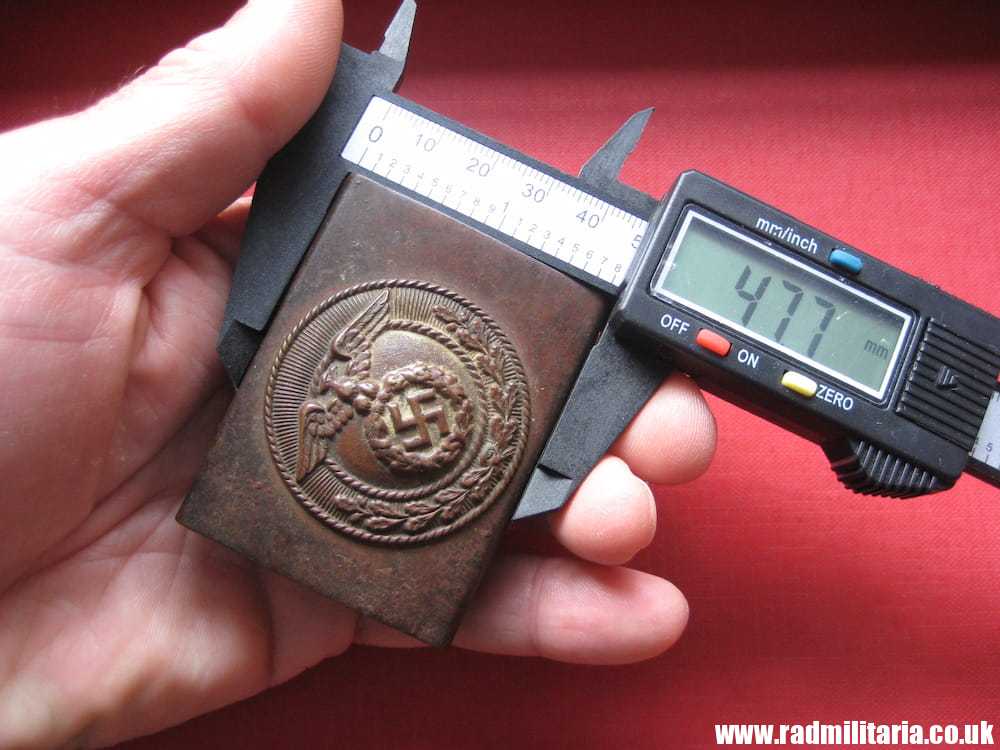 & WW2 German SA BELT BUCKLE - battlefield relic, metal detecting find. Genuine !!! - Image 12