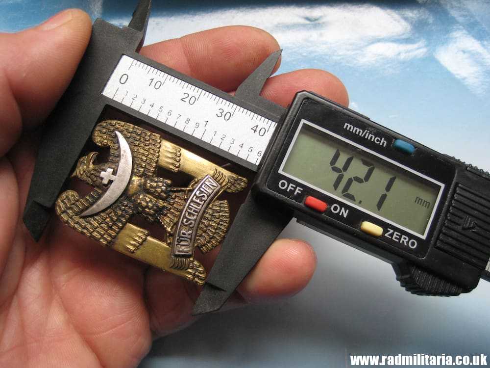 & Original German SILESIAN EAGLE BADGE - LEITUNG SELBSCHUTZ OBERSCHLESIEN, good condition. - Image 10