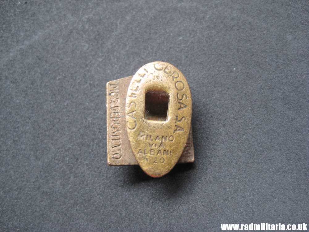 & WW2 original ITALIAN FASCIST ENAMEL BADGE - Partio Nazionale Fascista (PNF) membership badge. - Image 3