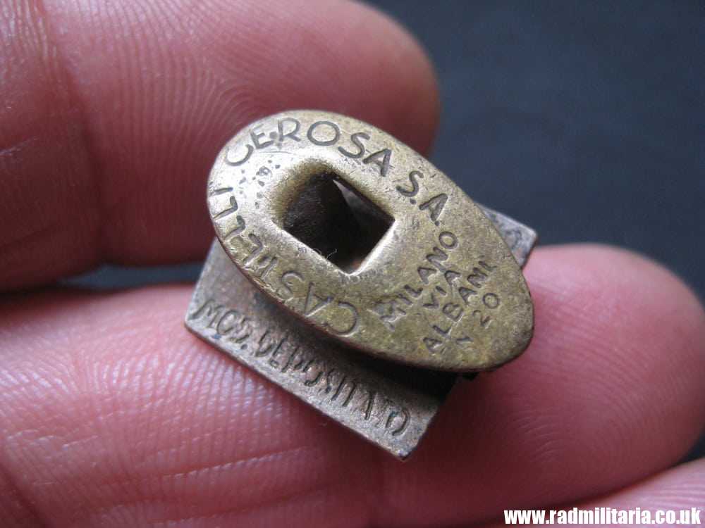 & WW2 original ITALIAN FASCIST ENAMEL BADGE - Partio Nazionale Fascista (PNF) membership badge. - Image 4