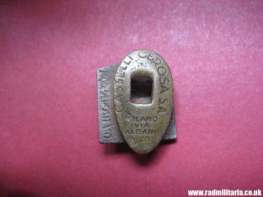 & WW2 original ITALIAN FASCIST ENAMEL BADGE - Partio Nazionale Fascista (PNF) membership badge. - Image 14