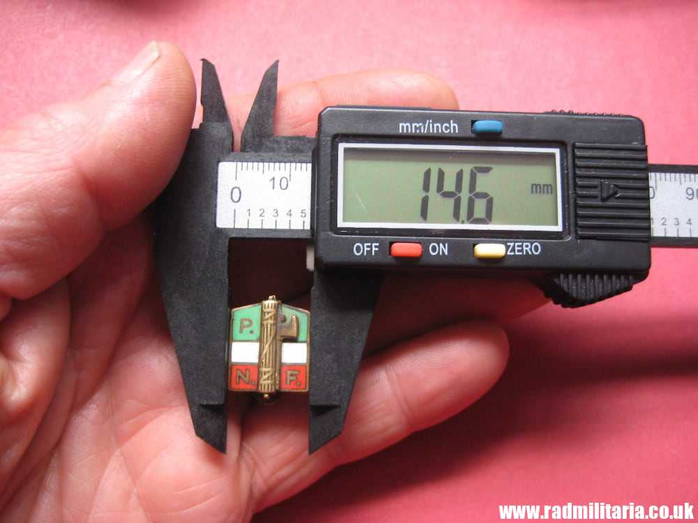 & WW2 original ITALIAN FASCIST ENAMEL BADGE - Partio Nazionale Fascista (PNF) membership badge. - Image 16