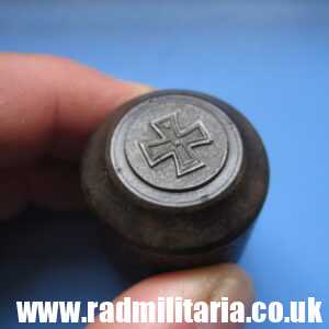 & WW1 German steel PUNCH MOULD - miniature IRON CROSS with date 1914, rare !