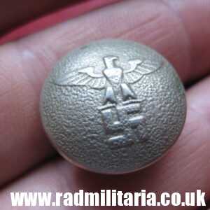 & WW2 German NSDAP BUTTON, marked: RZM A RZM, very good condition.