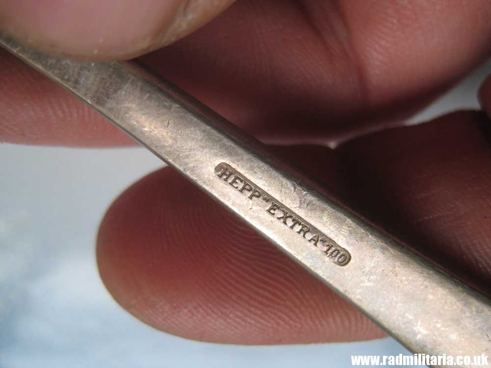 & WW2 German Luftwaffe FORK - FINSTERWALDE. 3RD Reich Cutlery, rare - Image 5