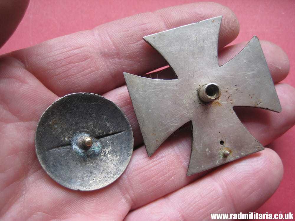 & WW2 German IRON CROSS Screw back 1st Class after cleaning - metal detecting find. - Image 6