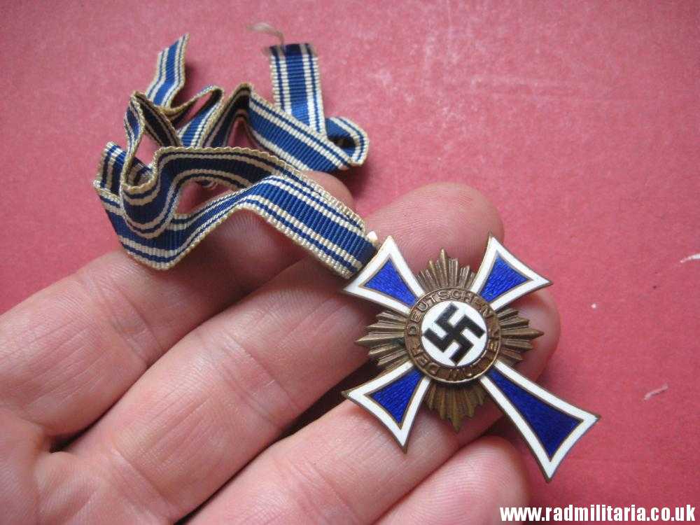 SOLD & WW2 original German CROSS - DER DEUTSCHEN MUTTER. Cross of Honor of the German Mother 2nd model..****.. - Image 13