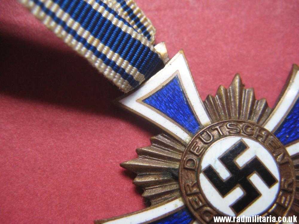 SOLD & WW2 original German CROSS - DER DEUTSCHEN MUTTER. Cross of Honor of the German Mother 2nd model..****.. - Image 11