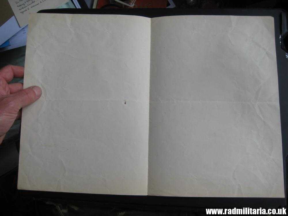 & WW2 very interesting DOCUMENT - Adolf Hitler OBERSALZBERG 5th May 1945. very rare !!! - Image 5