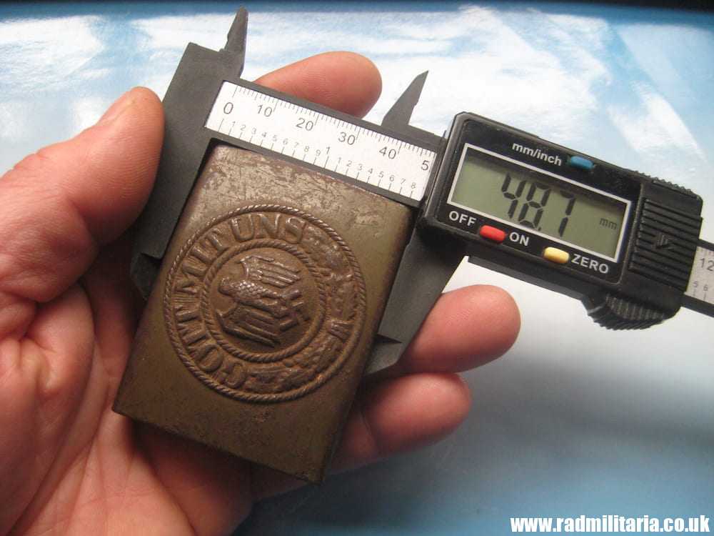 & WW2 German Wehrmacht BELT BUCKLE made of steel, maker: R.S&S. genuine !!***** - Image 15