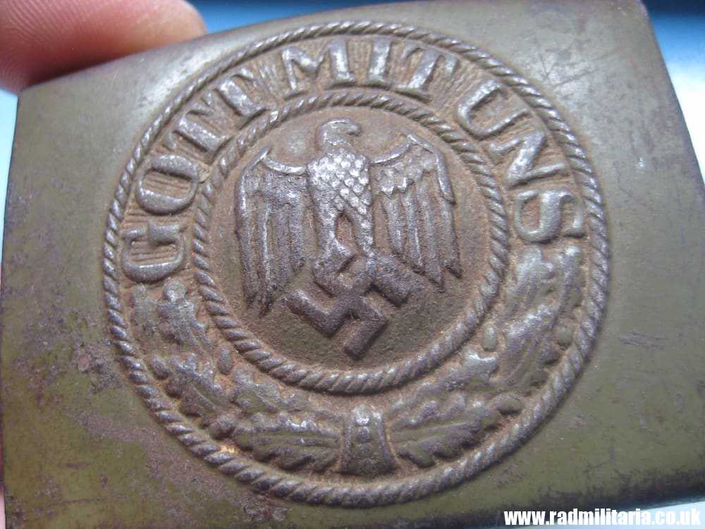 & WW2 German Wehrmacht BELT BUCKLE made of steel, maker: R.S&S. genuine !!***** - Image 14