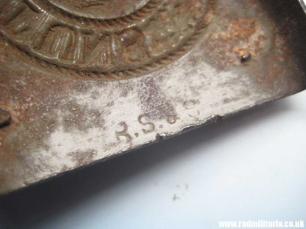 & WW2 German Wehrmacht BELT BUCKLE made of steel, maker: R.S&S. genuine !!***** - Image 13