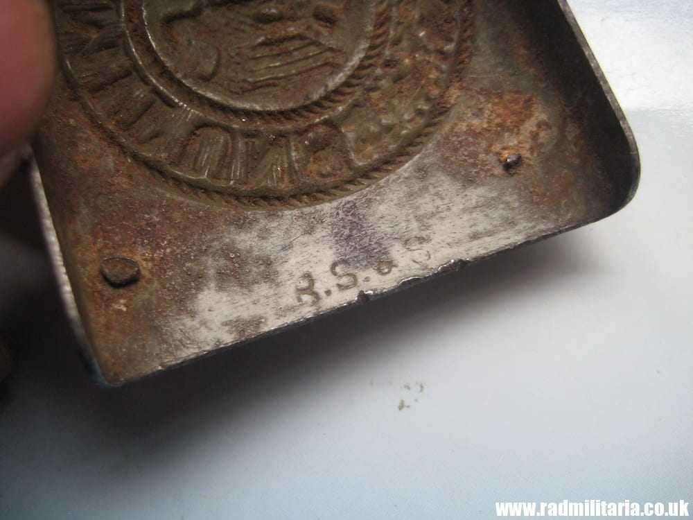 & WW2 German Wehrmacht BELT BUCKLE made of steel, maker: R.S&S. genuine !!***** - Image 12