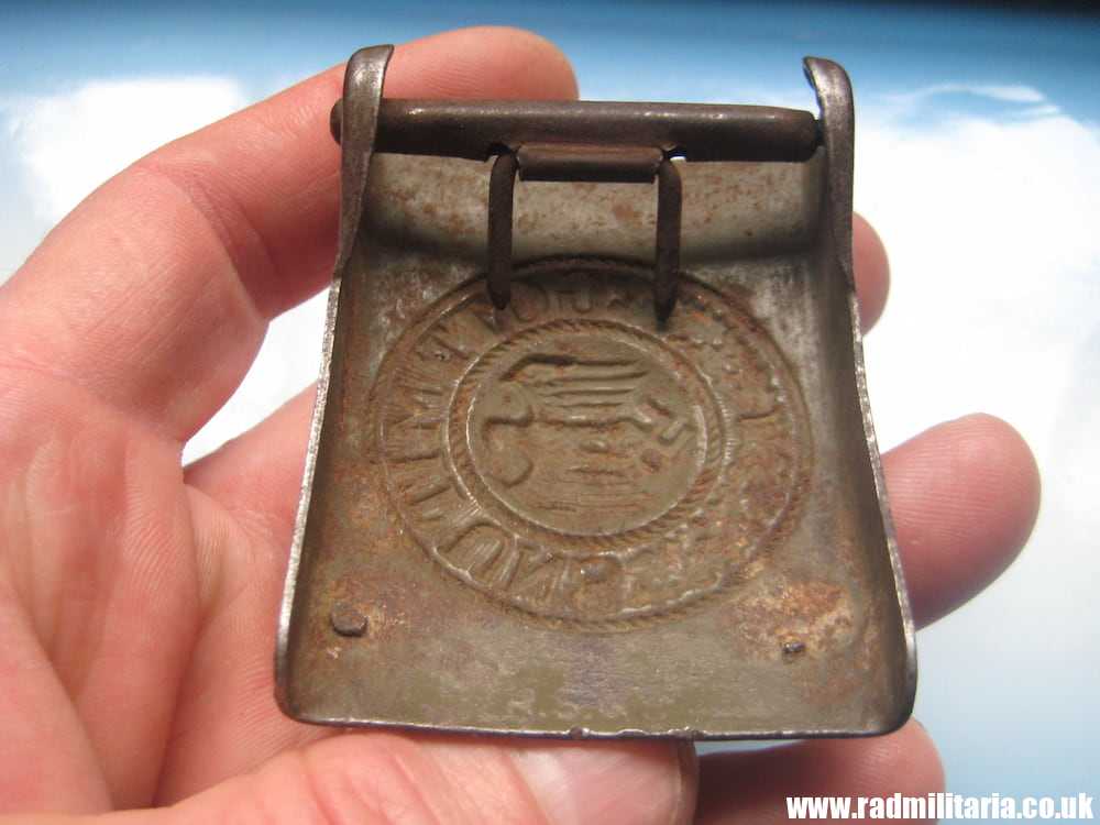& WW2 German Wehrmacht BELT BUCKLE made of steel, maker: R.S&S. genuine !!***** - Image 8
