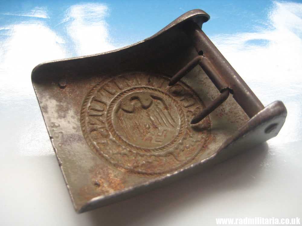& WW2 German Wehrmacht BELT BUCKLE made of steel, maker: R.S&S. genuine !!***** - Image 7