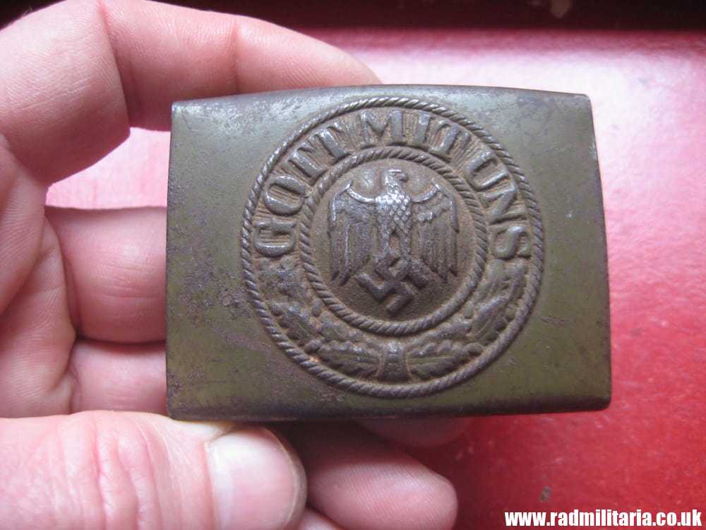 & WW2 German Wehrmacht BELT BUCKLE made of steel, maker: R.S&S. genuine !!***** - Image 4