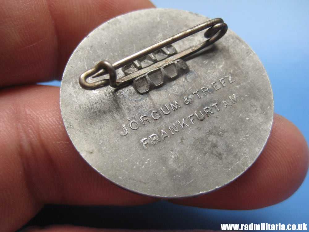 & original pre-WW2 nazi German DAY BADGE: 1 Mai 1936. 100% genuine ! - Image 4