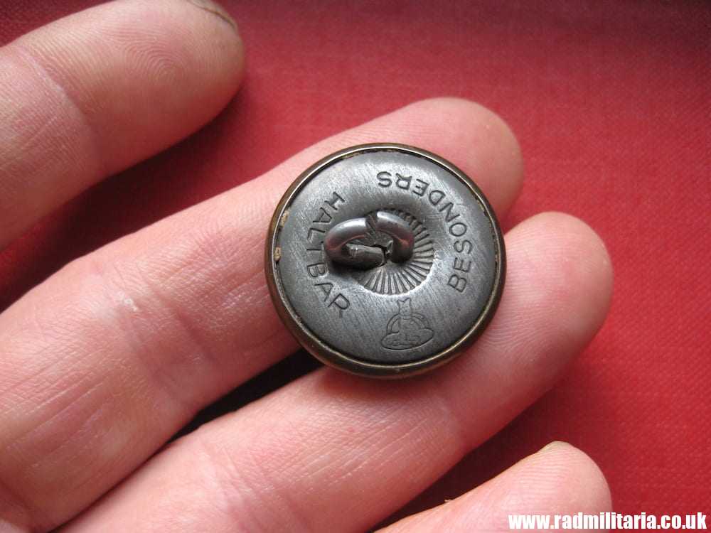 & WW2 original German BUTTON with EAGLE - bronze plated steel, maker: "BESONDERS HALTBAR". - Image 7