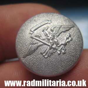 & unknown GERMAN BUTTON - GOTT MIT UNS and Eagle with swastika. marked: EXTRA FEIN.