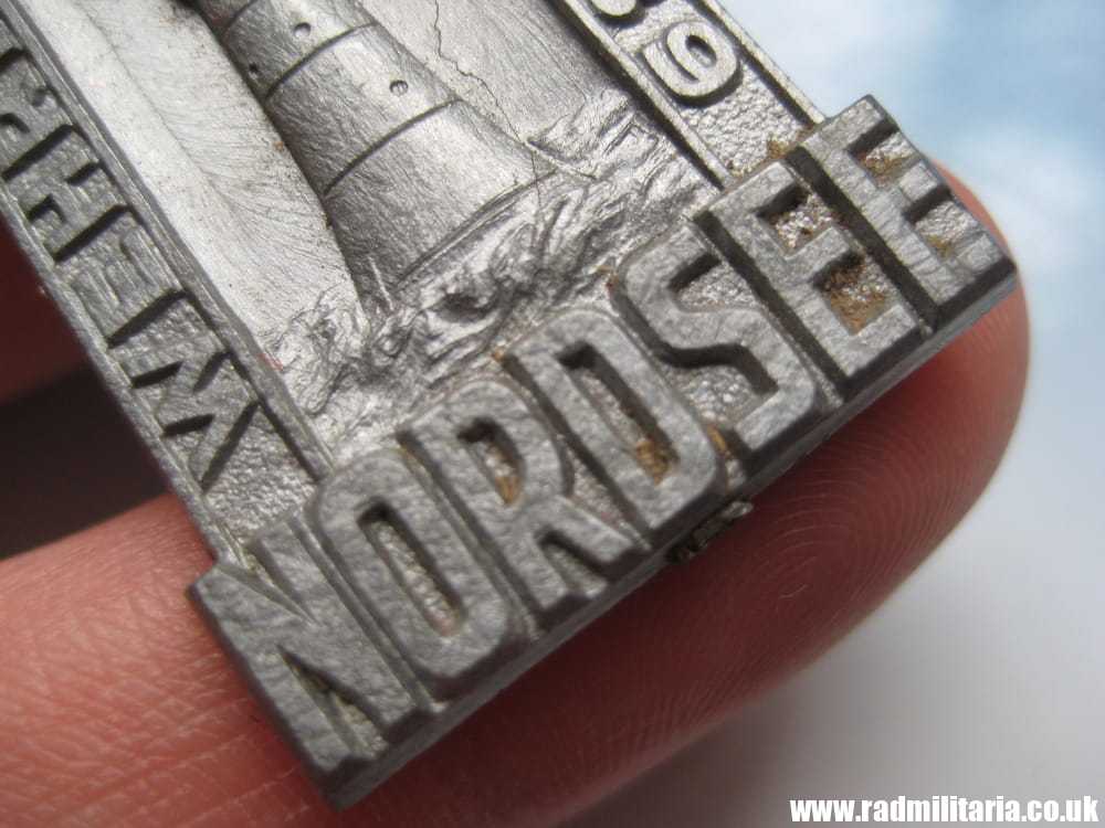 & WW2 German SA PLASTIC BADGE - Nordsee 1939, RZM9/50. Genuine !! - Image 5