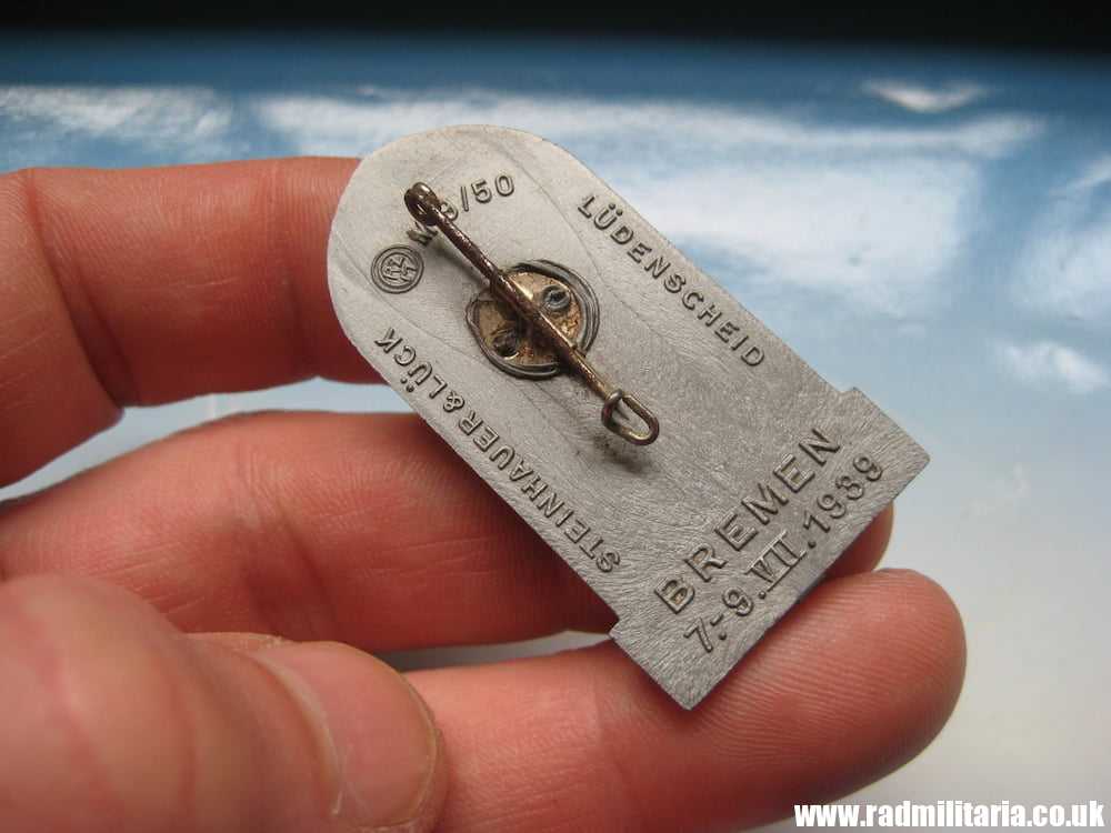 & WW2 German SA PLASTIC BADGE - Nordsee 1939, RZM9/50. Genuine !! - Image 7