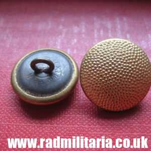 & SET of 2 small NSDAP BUTTONS - maker marks: EXTRA FEIN, gold colour.