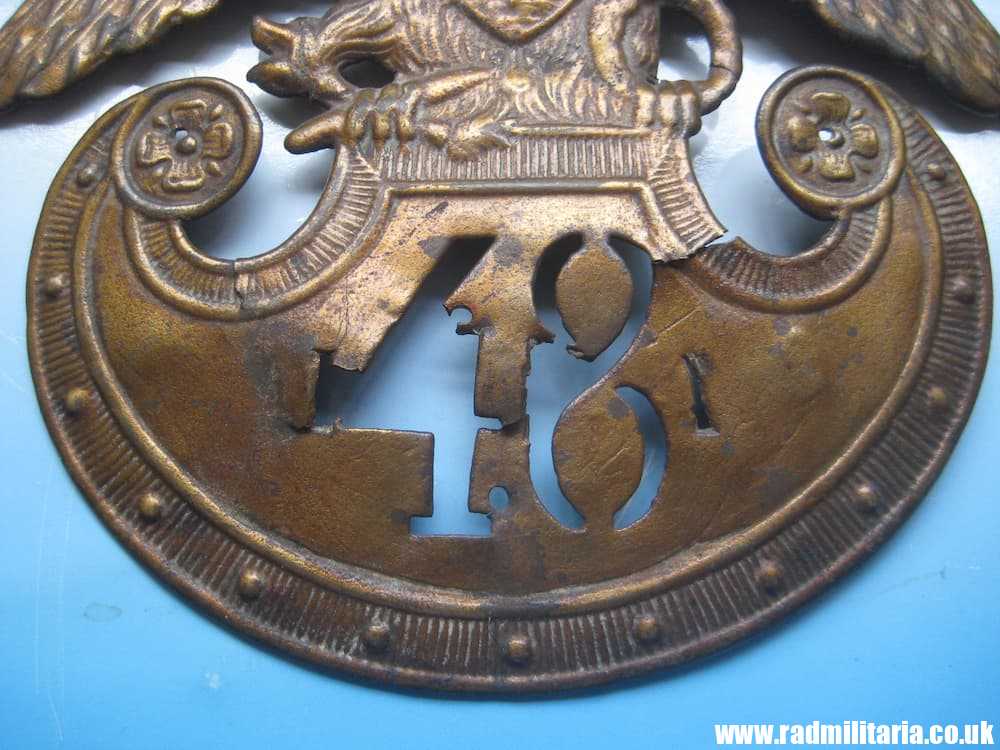 SOLD & Crimean War RUSSIAN IMPERIAL EAGLE with unit no: 48 and maker marks. ORIGINAL !!..***.. - Image 14