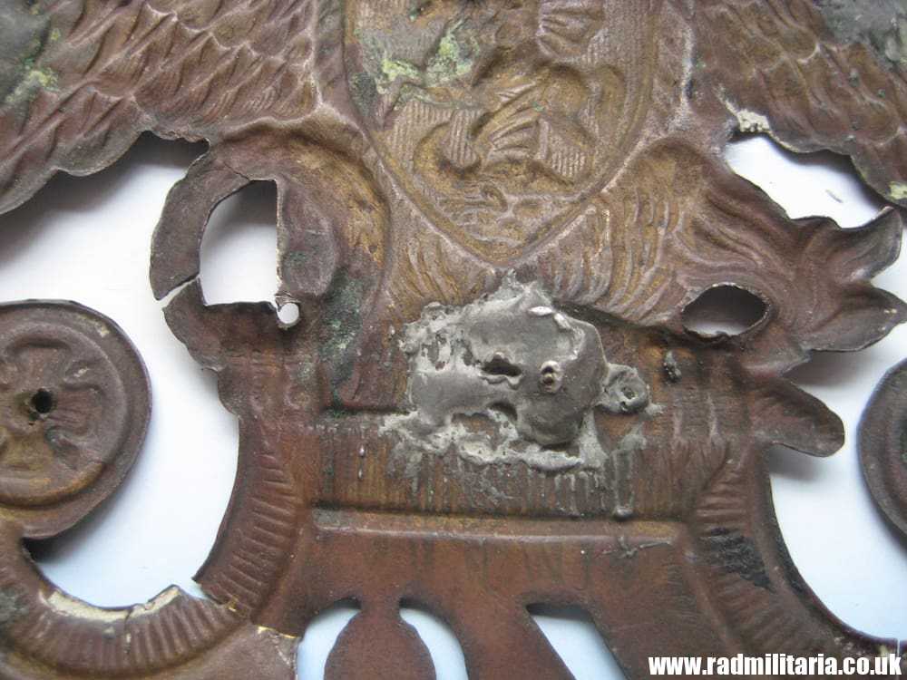 SOLD & Crimean War RUSSIAN IMPERIAL EAGLE with unit no: 48 and maker marks. ORIGINAL !!..***.. - Image 12