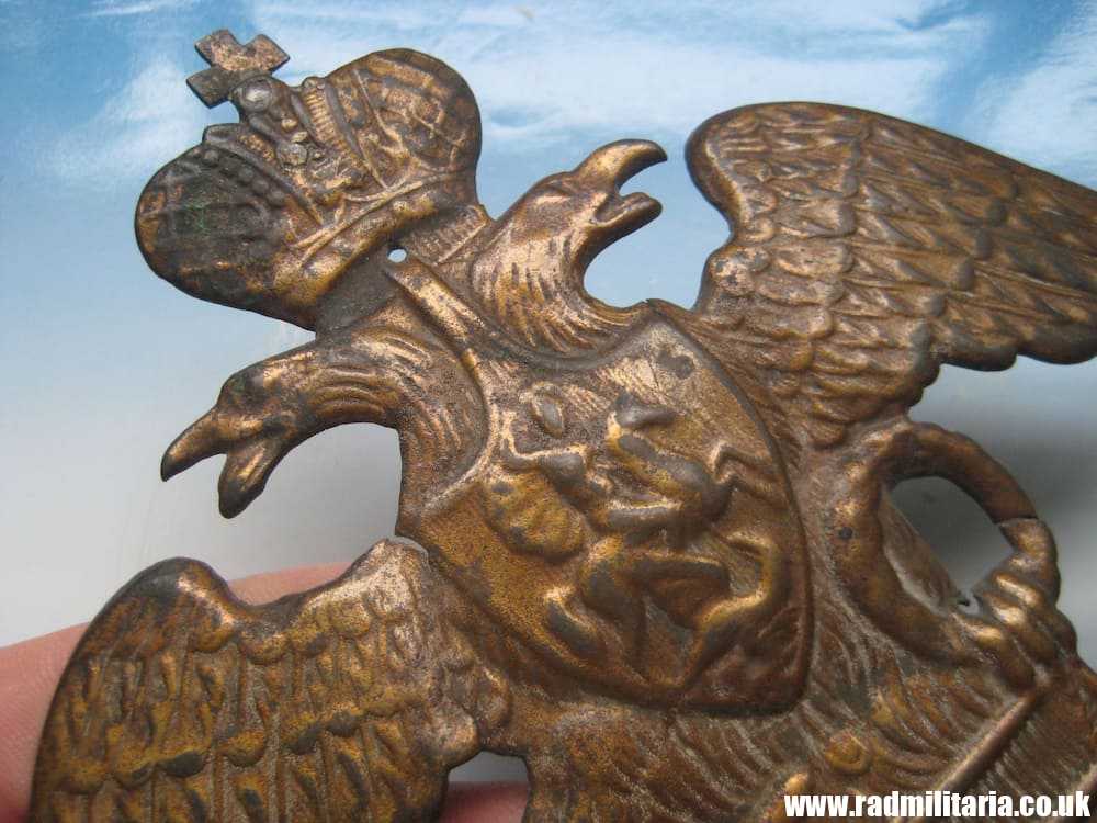 SOLD & Crimean War RUSSIAN IMPERIAL EAGLE with unit no: 48 and maker marks. ORIGINAL !!..***.. - Image 7