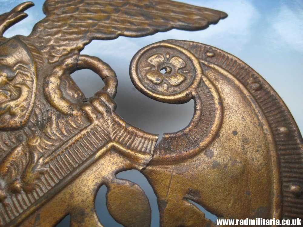 SOLD & Crimean War RUSSIAN IMPERIAL EAGLE with unit no: 48 and maker marks. ORIGINAL !!..***.. - Image 4