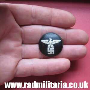& WW2 very unusual NSDAP metal BROCHE - BADGE, no marks. Rare.