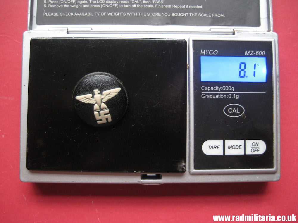 & WW2 very unusual NSDAP metal BROCHE - BADGE, no marks. Rare. - Image 10