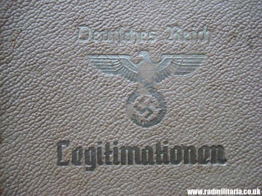 & WW2 original German COVER FOR DOCUMENTS with eagle, rare. - Image 9