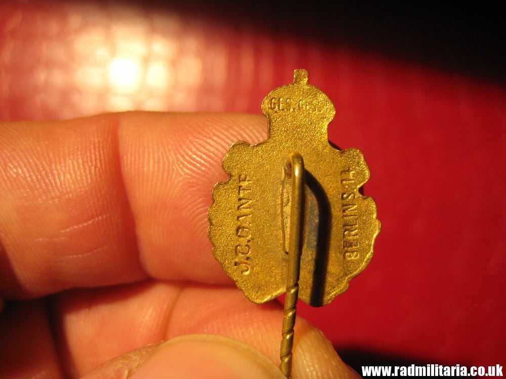 & WW1 German BDMA ENAMEL BADGE - original pin badge in very good used condition. - Image 3