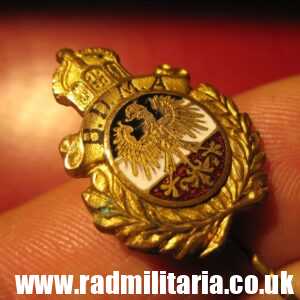 & WW1 German BDMA ENAMEL BADGE - original pin badge in very good used condition.