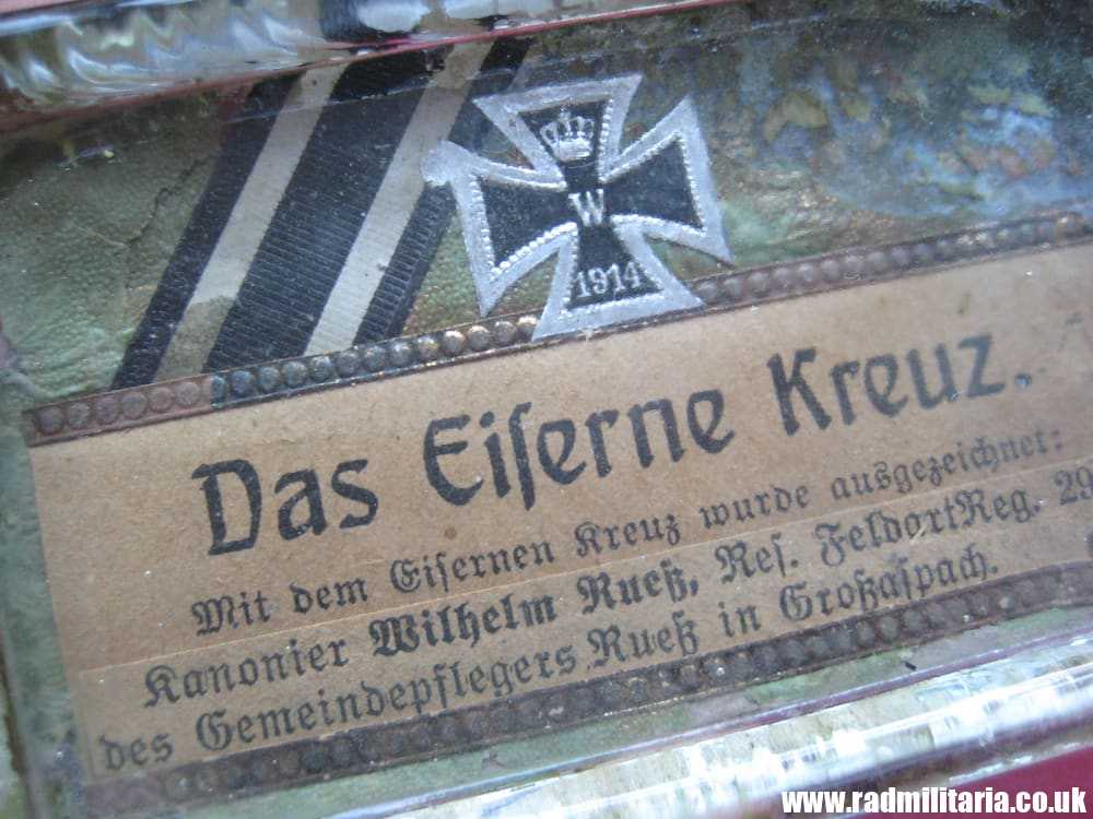 & WW1 original German propaganda PAPERWEIGHT with IRON CROSS. - Image 5