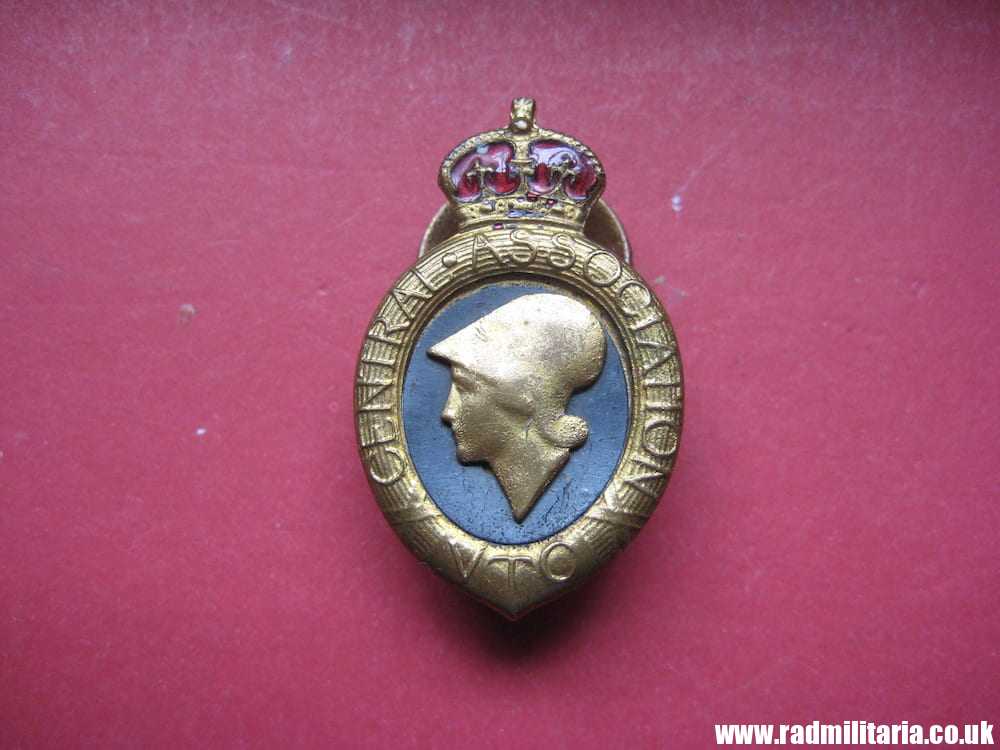 & WW1 British BADGE - VTC Central Association, maker: Torini & Sons. Bradford - Image 2