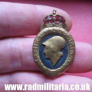 & WW1 British BADGE - VTC Central Association, maker: Torini & Sons. Bradford