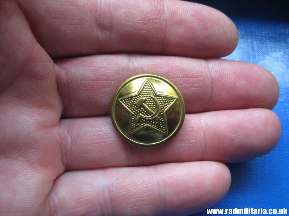 & WW2 genuine MILITARY BUTTON Soviet Russia button made in USA !!! LEND-LEASE rare !! - Image 7