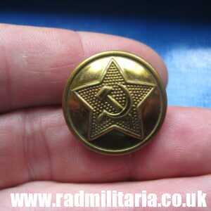 & WW2 genuine MILITARY BUTTON Soviet Russia button made in USA !!! LEND-LEASE rare !!