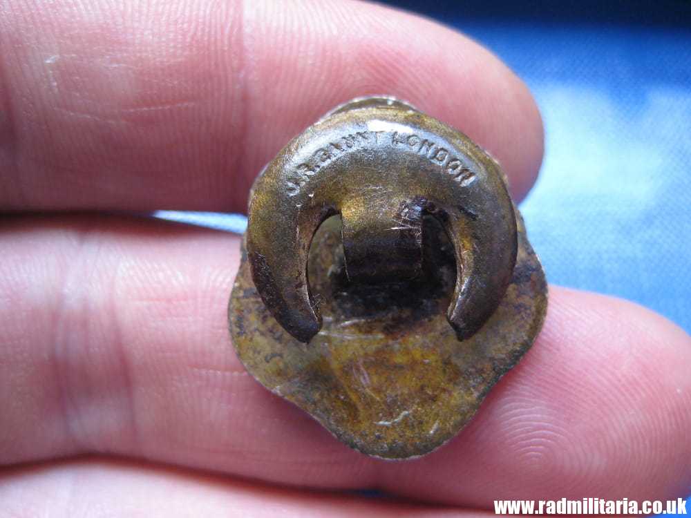 & WW1/WW2 British ENAMEL BADGE - Royal Artillery Association, maker: J.R. GAUNT London. - Image 5