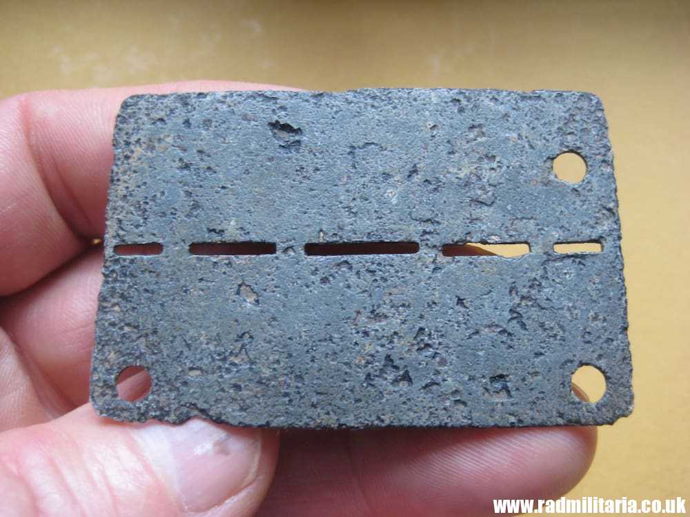 SOLD & WW2 original German POW DOG TAG – ID DISC: KR. GEF. STALAG 315 nr. 9, low number - RARE !!! - Image 5