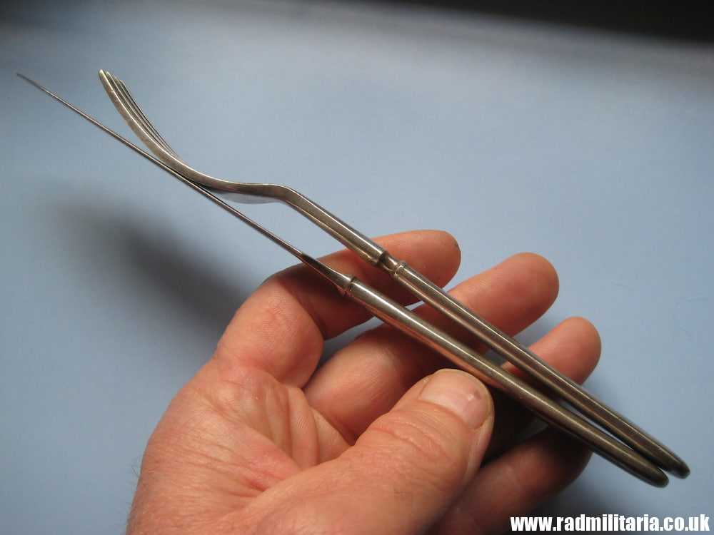 & WW2 British Army cutlery set FORK & KNIFE - UBIQUE: Artillery or RAC c. 1939, good condition - Image 14