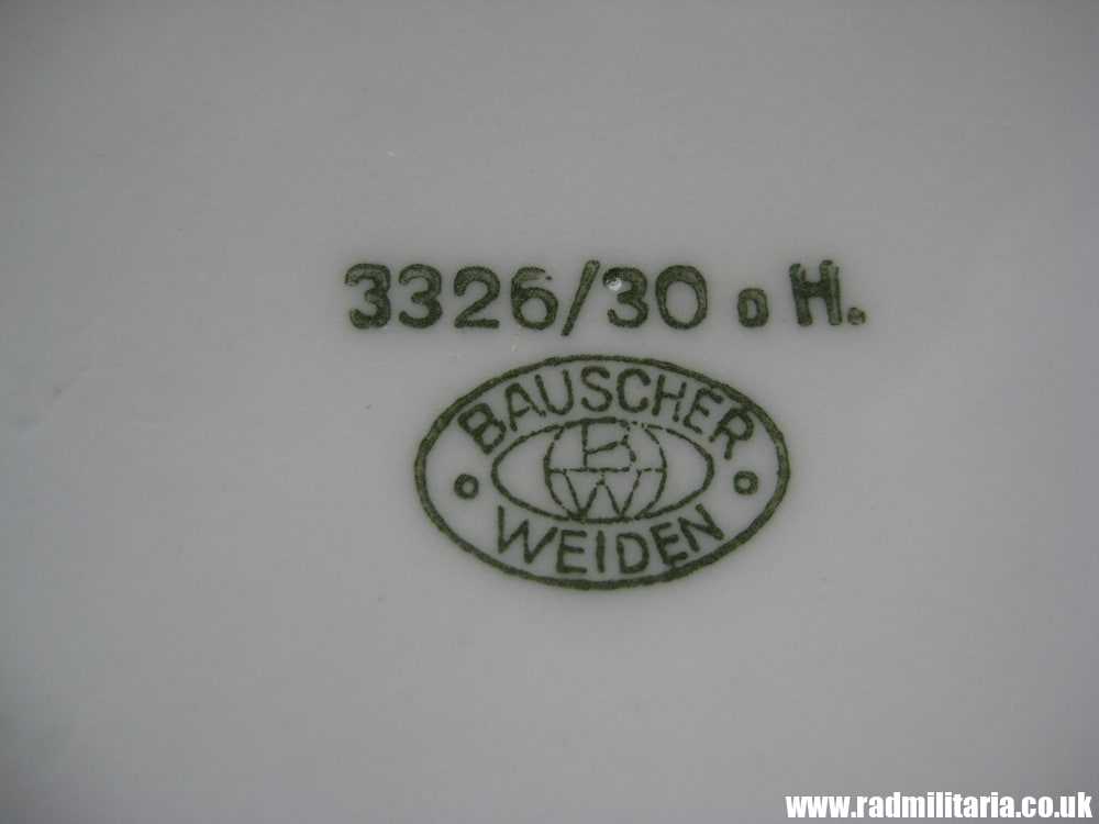 & WW2 German CERAMIC Army MUG 0,25l maker: 3326/30 o H. BAUSCHER WEIDEN BW, genuine. - Image 6