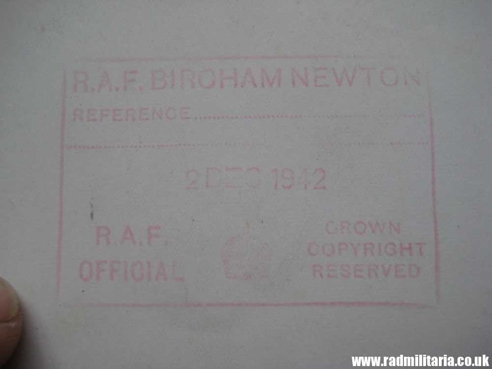 & WW2 original old RAF PHOTO from 1942 "Burst revolver barrel" - genuine ! - Image 8